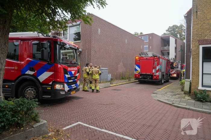 Woningbrand leidt tot grote inzet