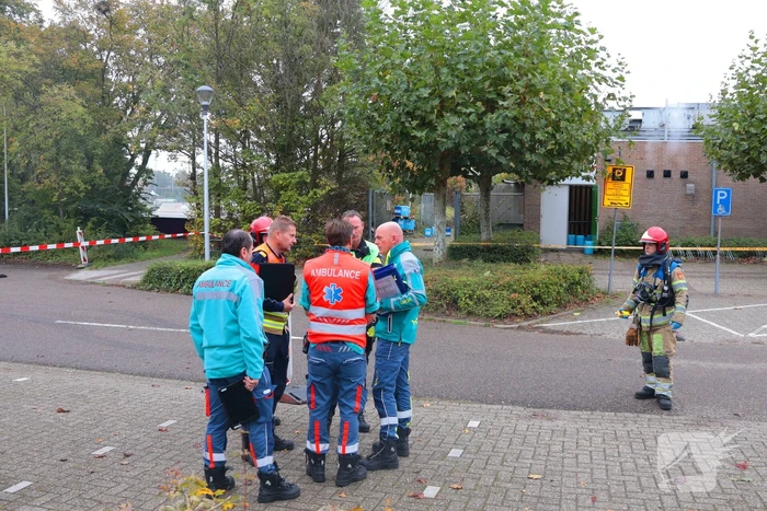 Ongeval met gevaarlijke stoffen bij zwembad