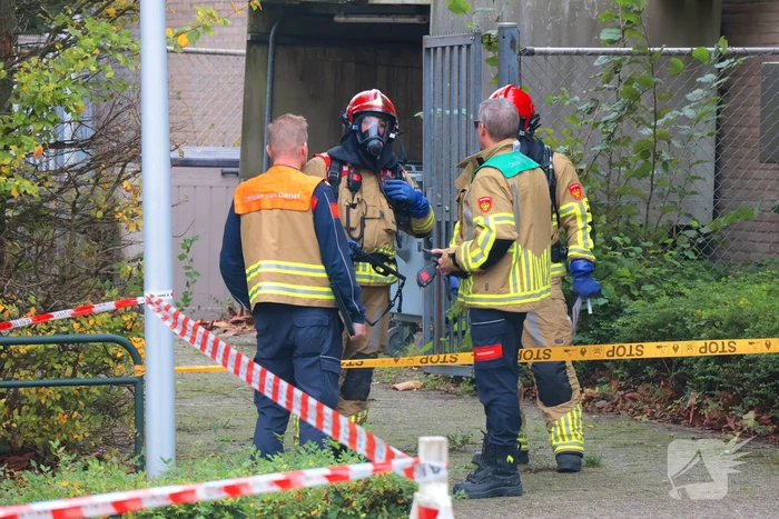 Ongeval met gevaarlijke stoffen bij zwembad