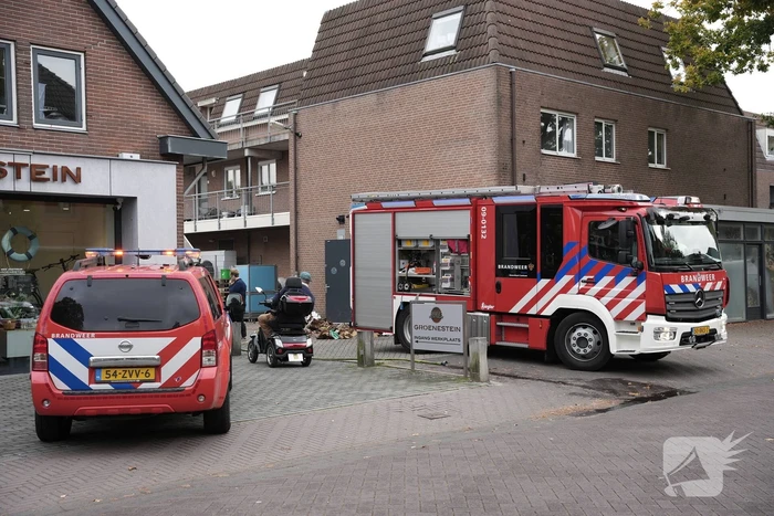 Brand in winkel leidt tot ontruiming