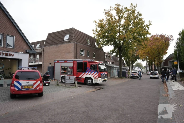Brand in winkel leidt tot ontruiming