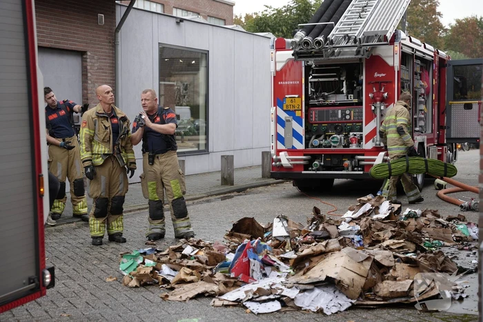 Brand in winkel leidt tot ontruiming