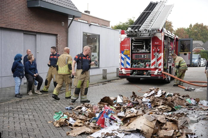 Brand in winkel leidt tot ontruiming