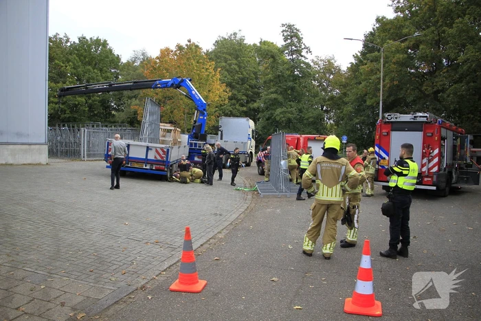 Zwaargewonde bij laadincident