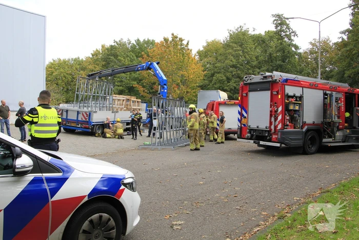 Zwaargewonde bij laadincident