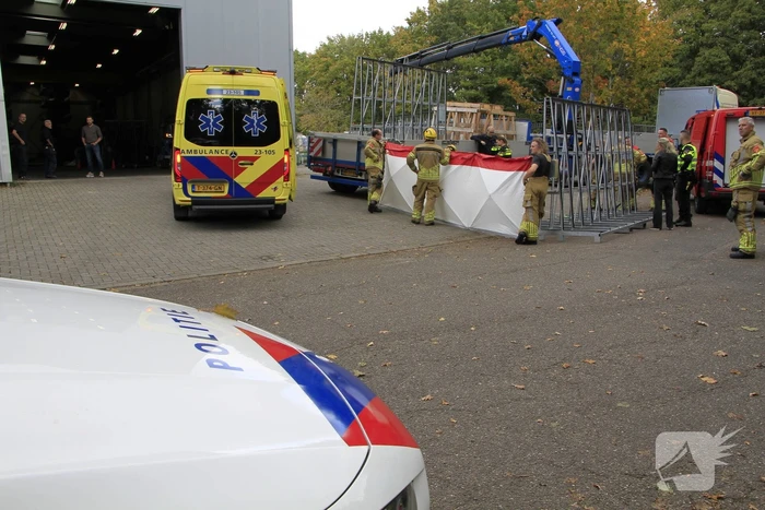 Zwaargewonde bij laadincident