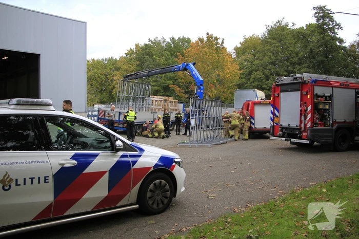 Zwaargewonde bij laadincident