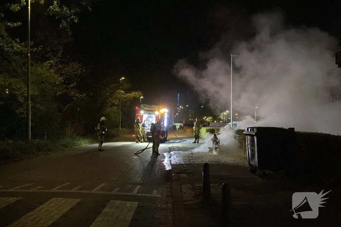 Aanhouding bij scooter brand