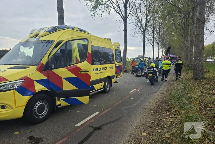 Zwaargewonde na botsing tegen boom