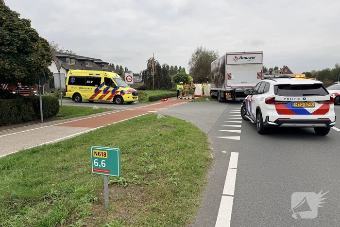 Fietser overleden na aanrijding met vrachtwagen