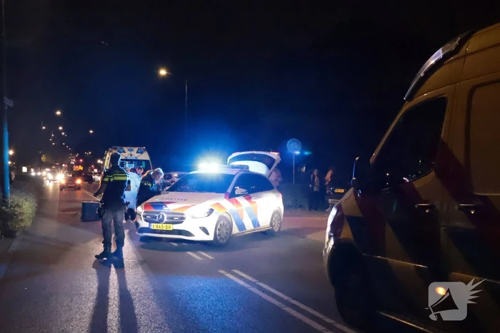 Man op scootmobiel gewond bij ongeval met bezorgbrommer