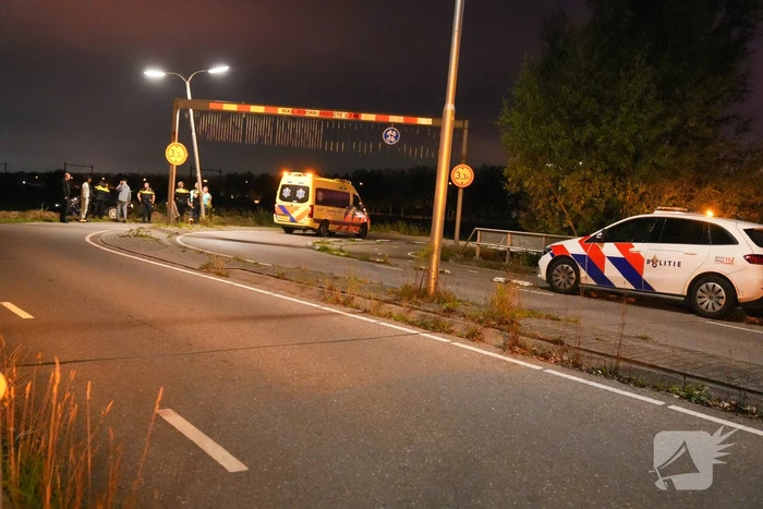 Auto bijna te water