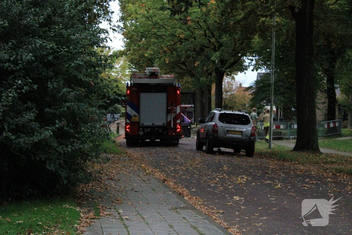 Scootmobiel onderzocht door brandweer