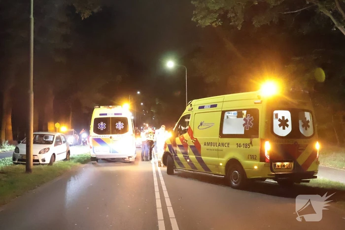 Zwaargewonde bij aanrijding in Laren