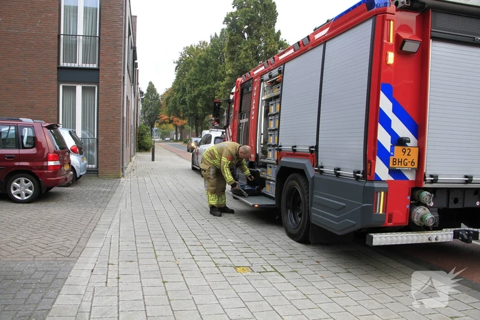 Deur open geboord bij koolmonoxidealarm