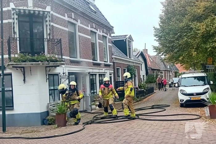 Flinke rookontwikkeling bij woningbrand