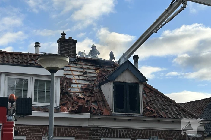 Enorme schade door woningbrand