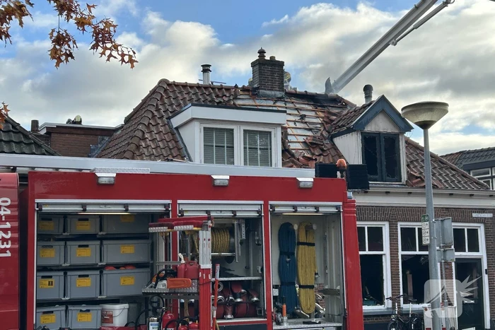 Enorme schade door woningbrand