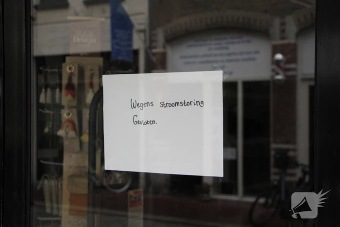Stroomstoring sluit winkels tijdelijk