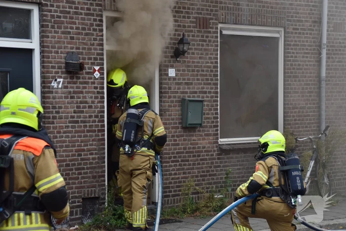 Woningbrand met grote rookontwikkeling