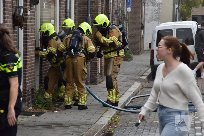 Woningbrand met grote rookontwikkeling