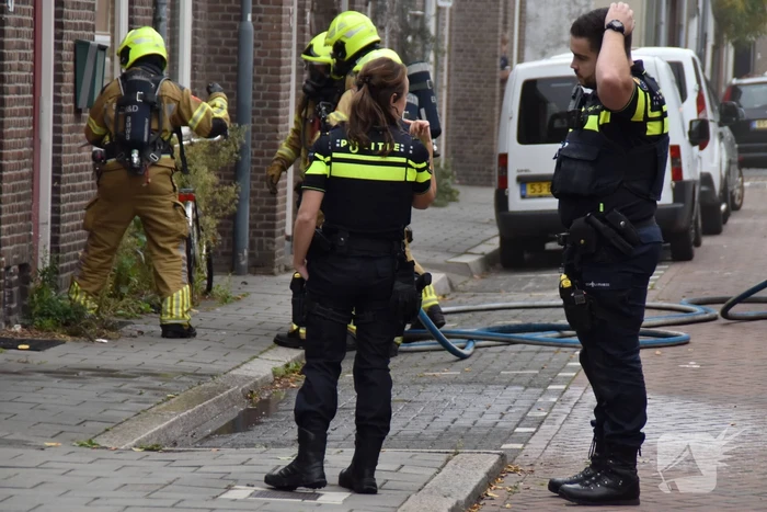 Woningbrand met grote rookontwikkeling