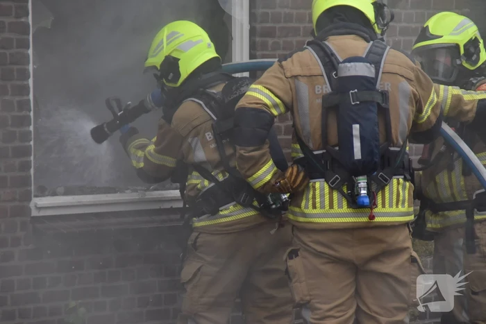 Woningbrand met grote rookontwikkeling