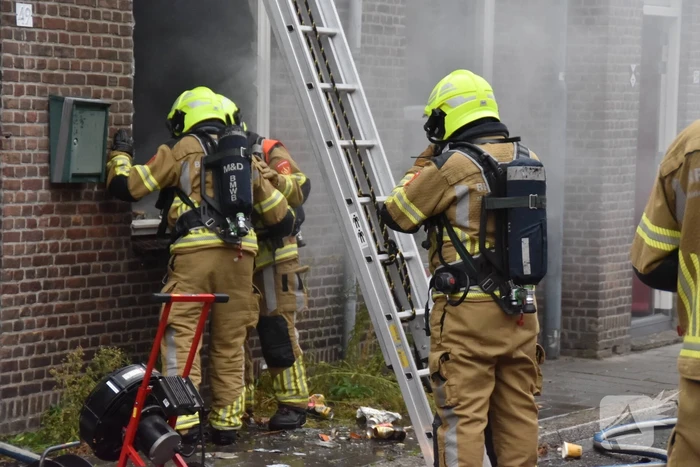 Woningbrand met grote rookontwikkeling