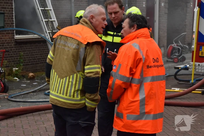 Woningbrand met grote rookontwikkeling
