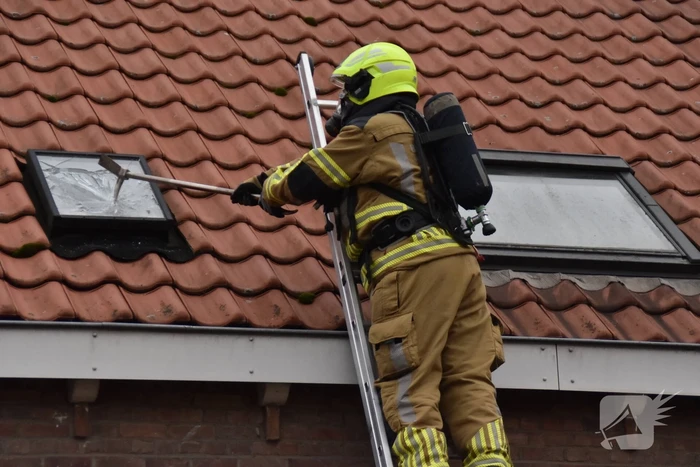 Woningbrand met grote rookontwikkeling