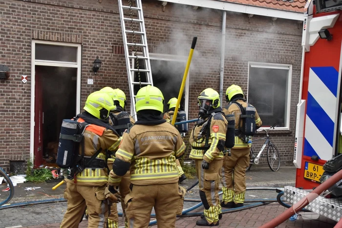 Woningbrand met grote rookontwikkeling