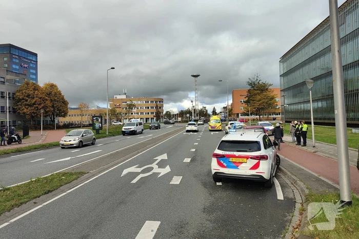 Lesauto betrokken bij ongeval met meerdere voertuigen
