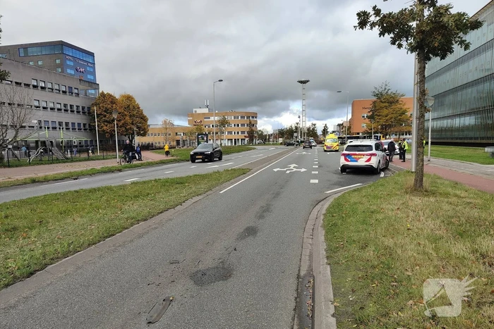 Lesauto betrokken bij ongeval met meerdere voertuigen