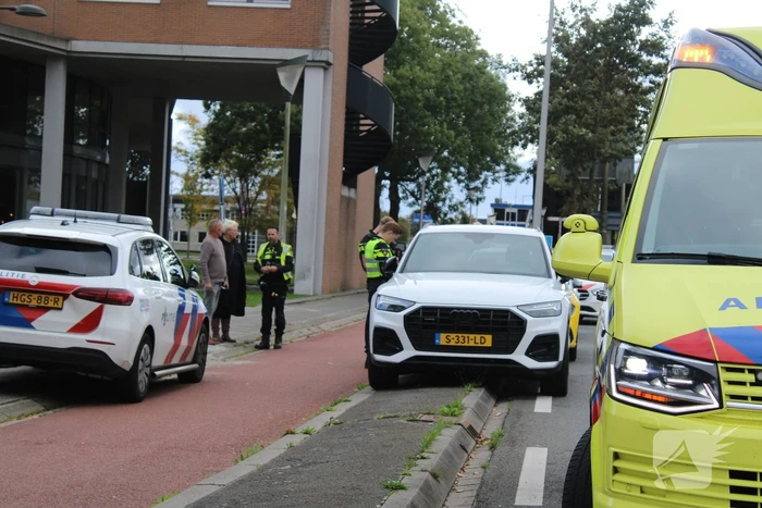 Lesauto betrokken bij ongeval met meerdere voertuigen