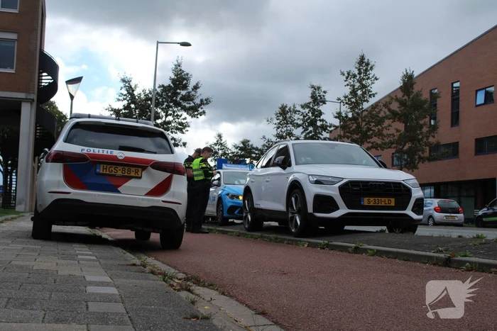 Lesauto betrokken bij ongeval met meerdere voertuigen