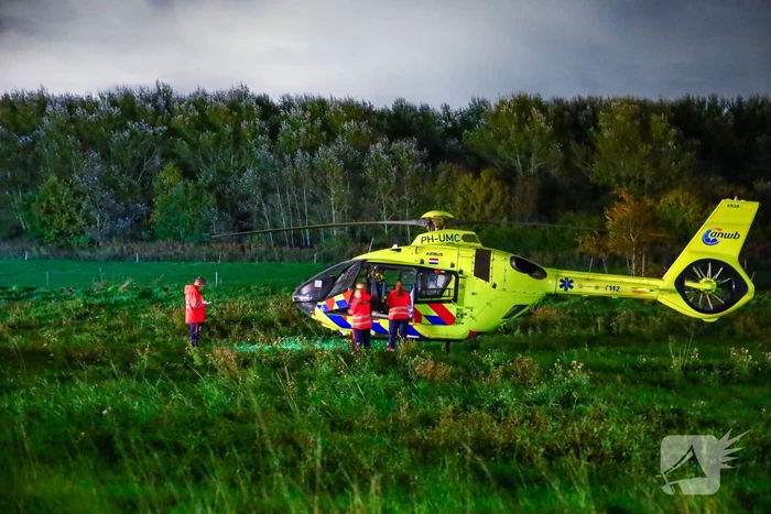Inzittende auto in kritieke toestand na ongeval