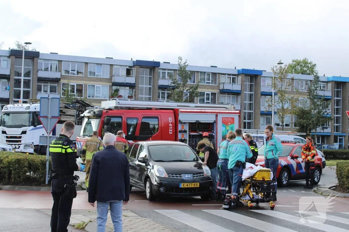 Brandweer bevrijdt beknelde fietser