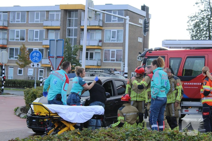 Brandweer bevrijdt beknelde fietser