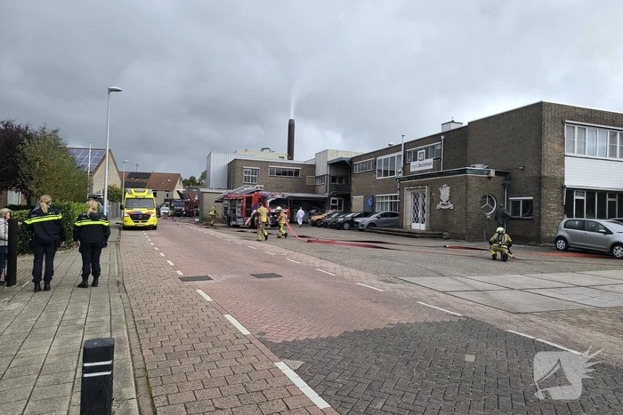 Industriebrand leidt tot grootschalige inzet