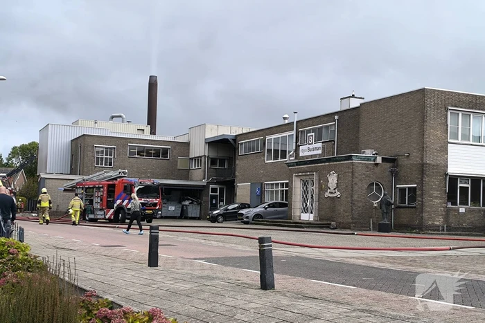 Industriebrand leidt tot grootschalige inzet