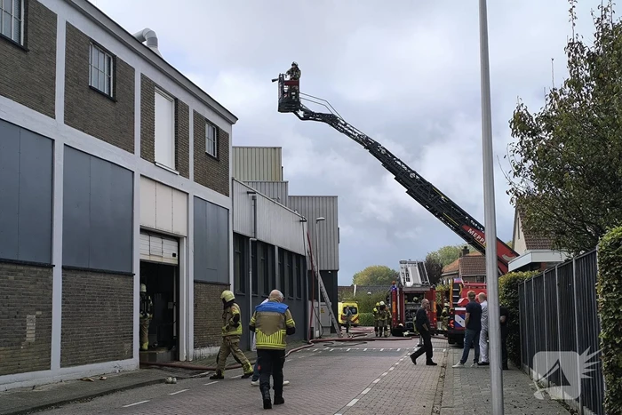 Industriebrand leidt tot grootschalige inzet