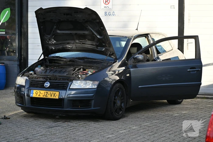 Brand in personenwagen snel geblust