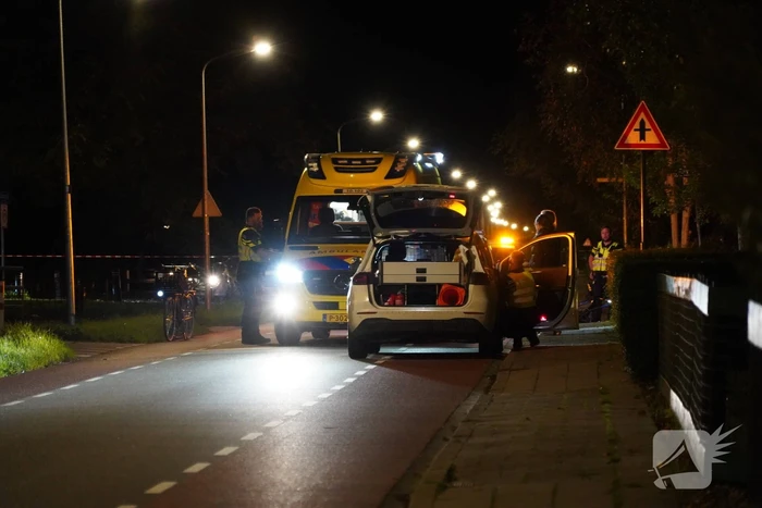Fietser aangereden door politieauto