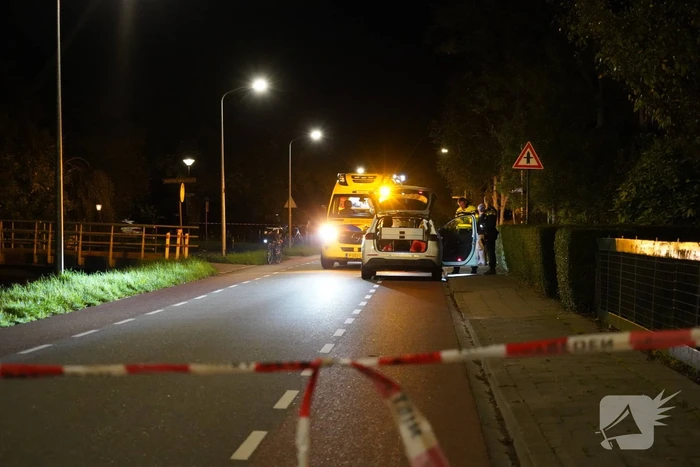 Fietser aangereden door politieauto