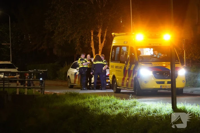 Fietser aangereden door politieauto
