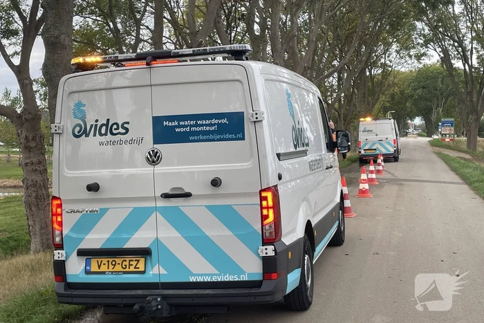 Waterlekkage langs dijk