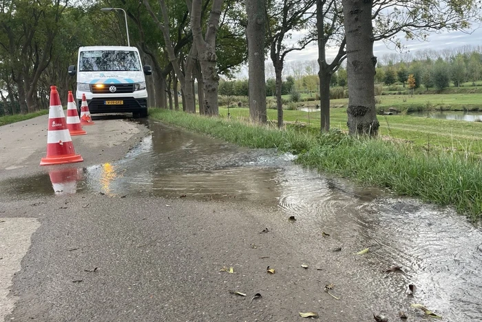 Waterlekkage langs dijk