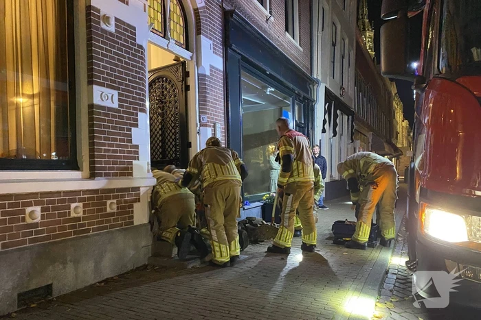 Kelderbox loopt onder door lekkage