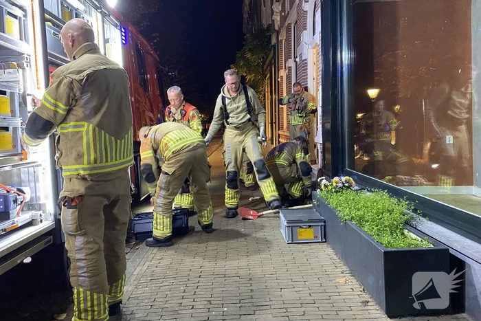 Kelderbox loopt onder door lekkage