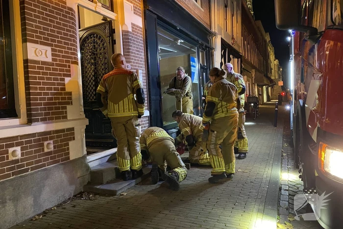 Kelderbox loopt onder door lekkage